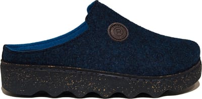 Rohde Pantoffels Dames Sloffen Blauw 6120-54 - Maat 39