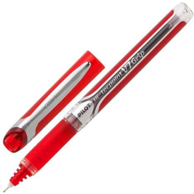 Rollerpen PILOT Hi-Tecpoint Grip V7 medium rood