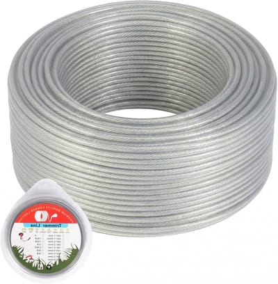Trimmerdraad 2.4 mm x 60 m voor Grasmaaier en Bosmaaier - Accessoires voor Onkruidverwijdering en Tuinonderhoud