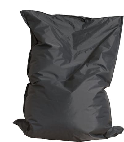 Bobbel Home - Zitzak Bella - Ruime zitzakken - Kussen - Nylon - 100x150 cm - Voor Binnen en Buiten - Zwart