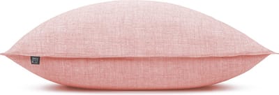 Zohome Kussensloop Lino - Kussenhoes van 80x80 cm - 1 stuk - 100% Katoen - Rood