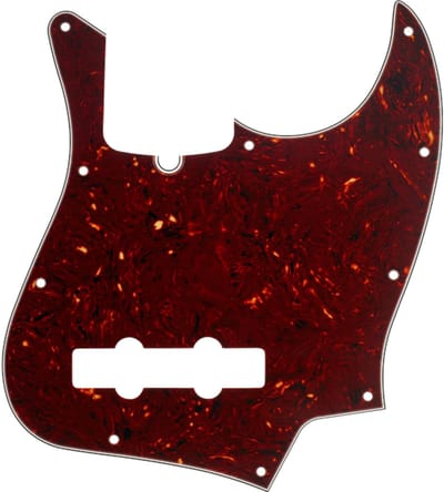 Fender Pickguard J-Bass Modern Style Tortoise Shell 4-Play - Pickguard voor basgitaar