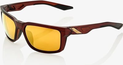 100% DAZE Soft Tact Rootbeer - Flash Gold Lens