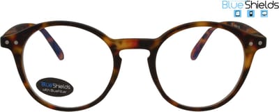 BlueShields YFD214 +2.00 Ilja Beeldschermbril - Leesbril - Blauw licht filter lens - Tortoise
