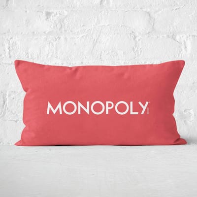 Monopoly Pattern Cushion 30x50cm Rectangular Cushion - 30x50cm - Eco Friendly