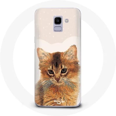 Case voor Samsung Galaxy A6 2018 Somalische kattenras