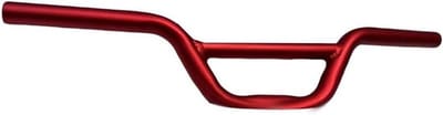 Fietsstuur Aluminium - Stuurverhoger MTB - Comfortabel Fietsen - Ergonomisch Verhoogd Ontwerp - 520 mm x 222 mm - Rood