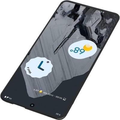 Telefoon touchscreen-unit 6,7 inch AMOLED touchscreen-digitizer met vingerafdrukherkenning, vervanging voor Pixel 8 Pro gray