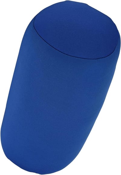 Comfortabel rugkussen met microballen voor neksteun, ideaal voor reizen en thuisgebruik (Blauw)