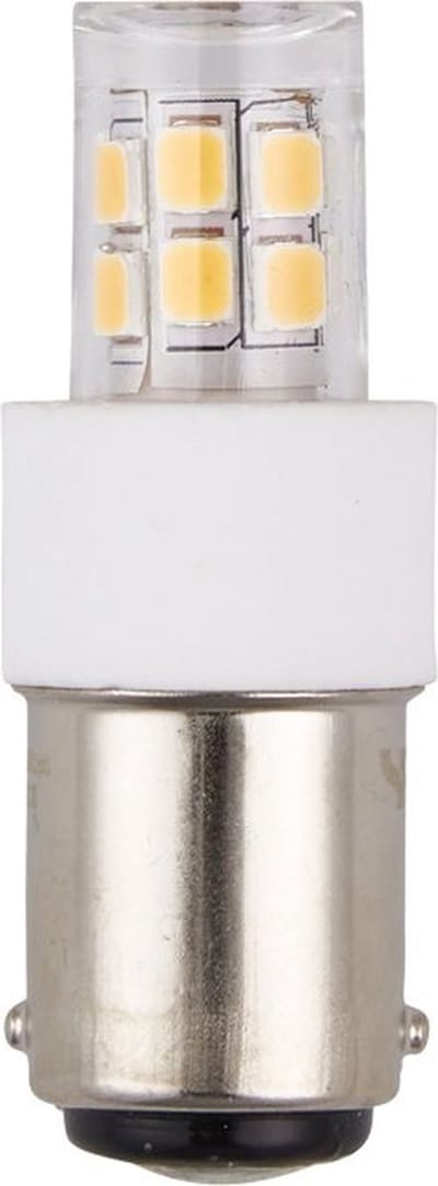 SPL LED Buislamp Ba15d 2.1W 2700K 255lm 230V - Helder - Warm Wit