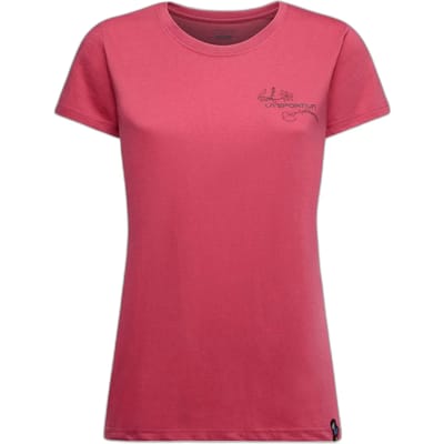 La Sportiva Climb Flower T-shirt Met Korte Mouwen Roze XS Vrouw