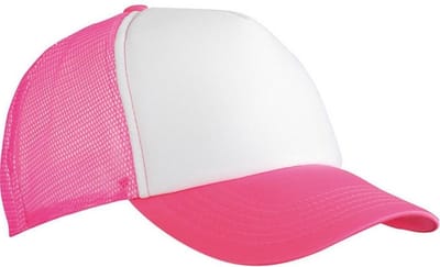 CHPN - Pet - Cap - Roze/Wit - Truckerspet - Kinderpet - Unisex - Baseball Cap - Polyester - Hoofddeksel - Hippe pet - Unisex - Junior pet
