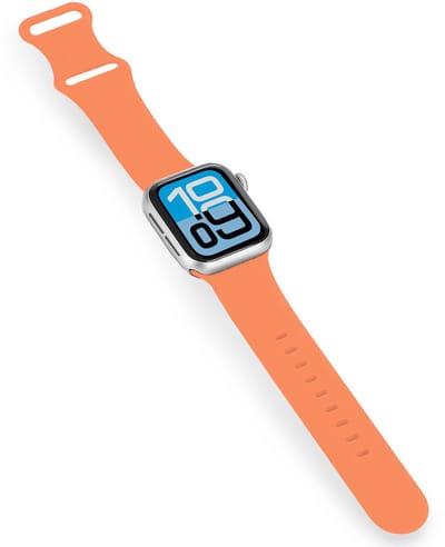 Bandje Geschikt voor Apple Watch 1, 2, 3, 4, 5, 6, 7, 8, 9, SE - 38/40/41 mm Siliconen Verstelbaar Polsband - Horloge Bandje - Calendula