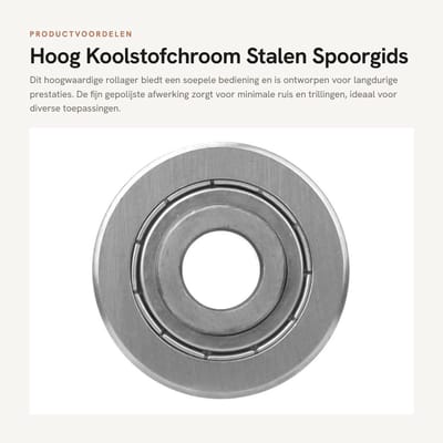 Dailygoods- Rollager 12x39,3x20mm - Hoog Koolstofchroom Stalen - Sferisch - Glad - Lange Levensduur - Soepele Bediening - Lager