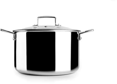 Ibili Triply Natural Stoofpot 22 Cm Zilver