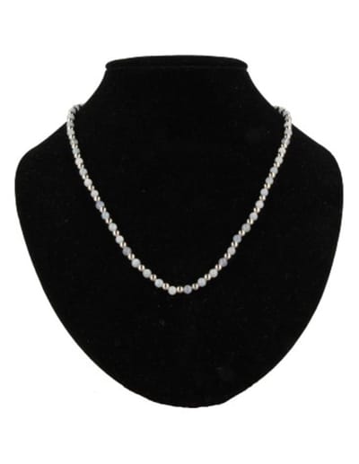 Aquamarijn Ibiza love ketting