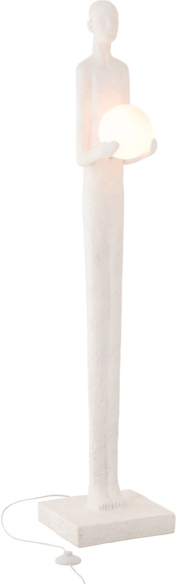 J-Line lamp Person - polyresin - wit