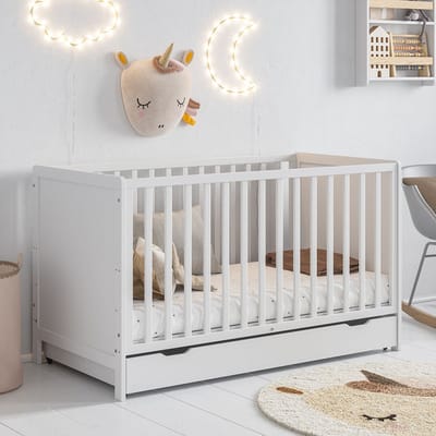Petite Amélie Meegroeibed «Nuage» – 140x70 cm – wit – verstelbaar in twee hoogtes