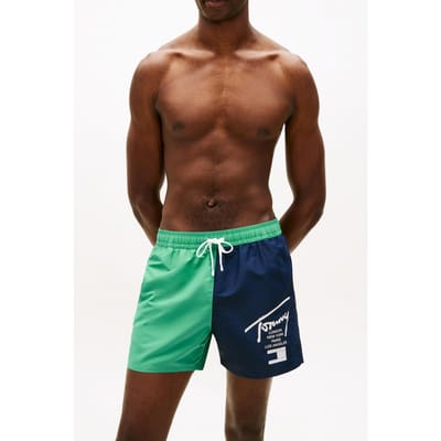 Tommy Hilfiger Tj Medium Drawstring Bahama Green Taglia: S | Pantaloncini da bagno Outlet | Uomo | Verde
