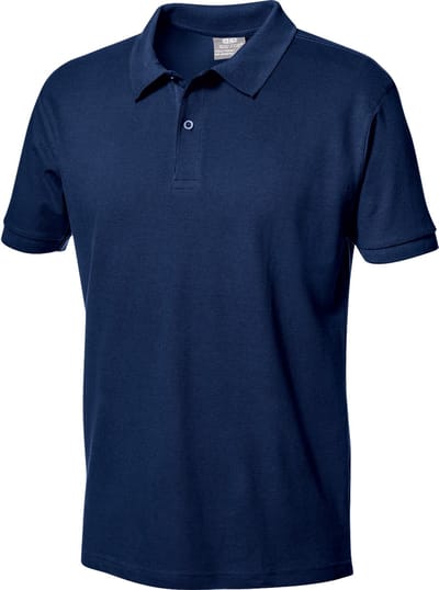 SIR SAFETY PIQUET Korte mouw Werkpolo HEREN Donkerblauw - 100% Katoen - 180 g/m² - Dubbel Gestikt