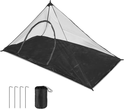Camping Muggennet 220 x 120 x 100 cm - Lichtgewicht en Compact Voor Reis - Ideaal Voor Buiten en Tentgebruik