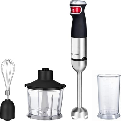 Keukenmixer Set - Staafmixer Accessoires - Eten Bereiden - 1200W Krachtige Motor - 800 ml Inhoud - Roestvrij Staal