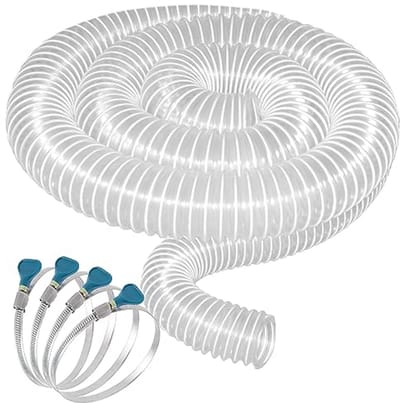 PVC-stofopvangslang 2-1/2" x 10' - Flexibel en Lekbestendig