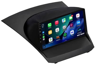 Geschikt voor Ford Fiesta (2009 t/m 2017) | 9 inch Android 15.0 CarPlay autoradio | Draadloos CarPlay & Android Auto | 2GB RAM + 32GB | Mic, Camera (AHD) & DAB+ | Bluetooth & WiFi | NAVIBOP NB-1548 | Bouwjaar 2009 t/m 2017