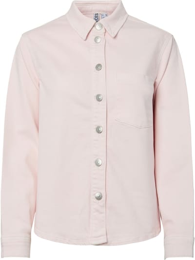 PIECES - PCSILKE LS DENIM SHIRT BC - Meisjes - Blouses
