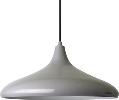 Bamyum Champion Grijs Hanglamp Metalen 1xE27 Fitting Ø 35 cm Pendellamp Voor Binnen Binnenkleur is Wit