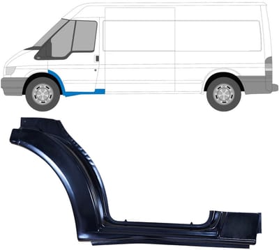 Reparatie dorpel voorste deuren voor Ford Transit 2000-2013 / Links