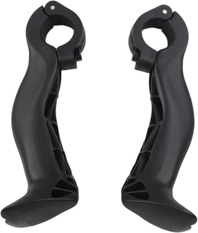 Stuuruiteinden Fiets - Handsteunen Racefiets - Comfortabel Fietsen - Verstelbare Hoek - 22.2 mm - Zwart