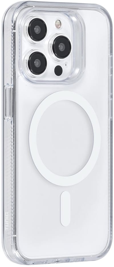 TUNIQ Back cover - iPhone 14 Pro - Wit - Schokabsorberend - MagSafe-compatibel