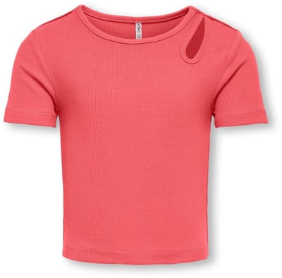 ONLY KOGNESSA LIFE SS CUTOUT TOP BOX JRS NOOS Meisjes T-shirt - Dubarry Shoulder Cut Out