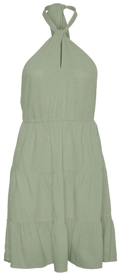 Vero Moda Mymilo Halter Korte Jurk Groen S Vrouw