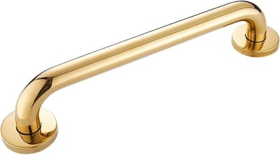 Veiligheidsbeugel Badkamer - Steunhandgreep Douche - Extra Stabiliteit - Robuust Roestvrij Staal - 60 cm Lengte - Goudkleurig