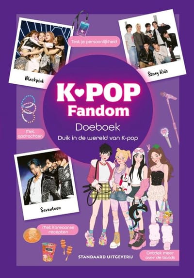 KPop Demon Hunters -Pop Fandom doeboek Educatieve boeken (spelletjes en raadsels)