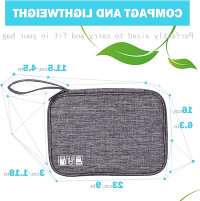 Organisator voor Elektronica Accessoires en Reis Gadget Tas voor Mobiele Onderdelen - Kabel Organizer voor Reizen en Elektronische Apparaten