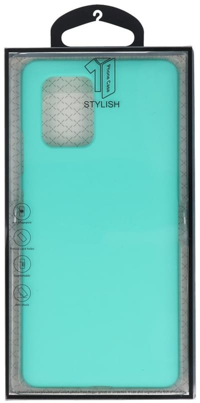 Hoesje Geschikt voor de Samsung Galaxy S10 Lite - Backcover Color Telefoonhoesje - Turquoise