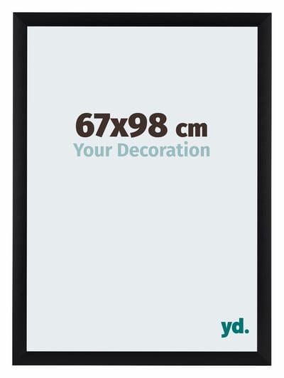 Your Decoration - Fotolijst 67x98 cm - Aluminium - Zwart Geborsteld - Tucson