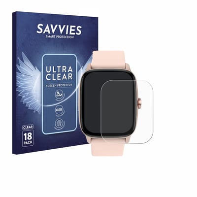 Savvies - Screenprotector voor KIBFLE TGW0 / TGW01 1.85" - Folie Beschermfolie transparant 18 Stuks