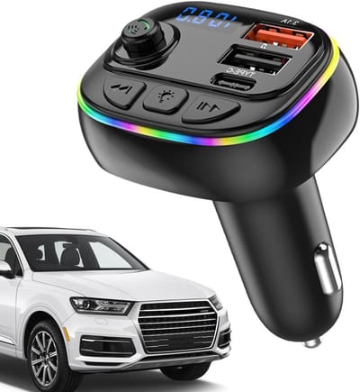 FM Zender Auto - Muziek Speler - Muziek Streamen - Dubbele USB Poorten - 8 x 5 x 4 cm