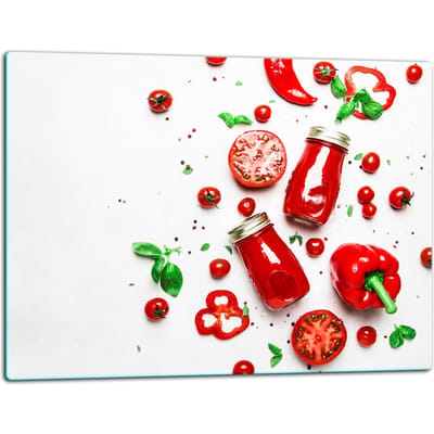 TMK ArtDeko - Snijplank - Paprika - 52x40 cm - Veelkleurig