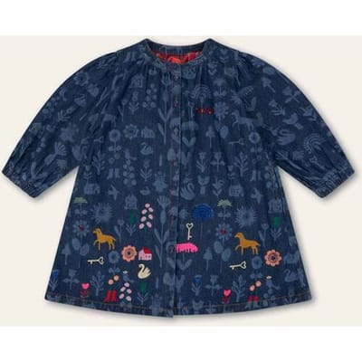Oilily Disonette Jurk- maat110/5yr Patriot Blauw