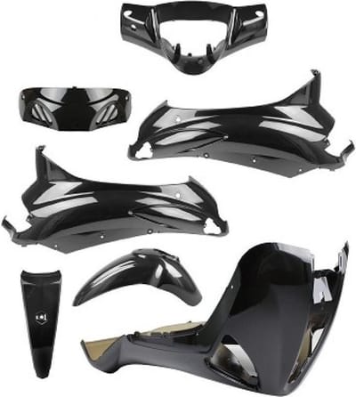 kuipenset voor scooter piaggio 50 liberty 2t na 2004 zwart nieuw