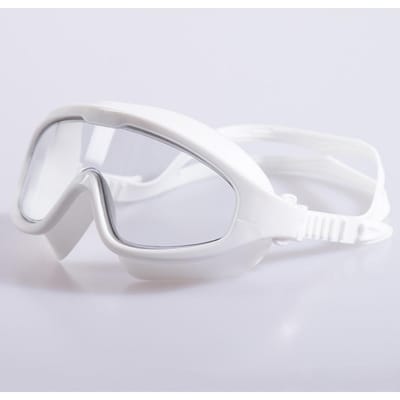 Lunettes de natation de protection à large cadre dans leur boîte lunettes de natation pour myopie lunettes de natation anti-UV et anti-buée. Haute Qualité Pratique Usage Quotidien rose