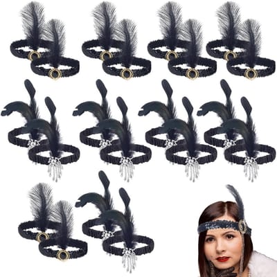 Hoofddeksel voor - Dailygoods- Hoofdband Flapper Vintage Stijl