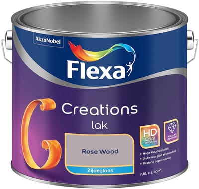 Flexa - Creations Lak Zijdeglans - Rose Wood - Mengverf - 2,5 L