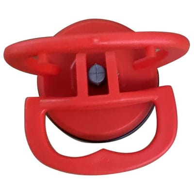 Outil d'extraction de débosselage de carrosserie de voiture Ventouse Coupe d'aspiration Outil de réparation de bosses de voiture avec poignées en alliage d'aluminium Red