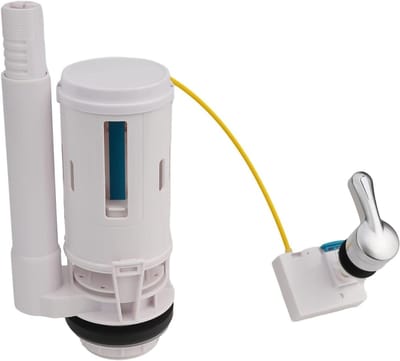 Toilet Spoelklep - Dubbele Tankklep - Toilet Reparatie - Waterbesparend Dubbel Flush - 2 Inch - Wit